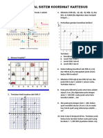 Latihan Soal Sistem Koordinat Kartesius G8 PDF