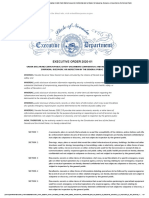 Executive Order 2020-01: Nevada Governor Steve Sisolak
