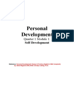 Personal Development: Quarter 1 Module 1