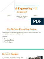 Gas Turbine Propulsion System