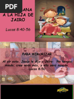 Jesús Sana A La Hija de Jairo PDF
