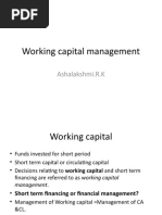 Working Capital Management 1