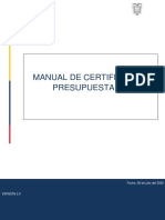 Manual MUS - PR - 02 - CERTIFICACIONES PRESUPUESTARIAS v2 PDF