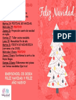 Cartel Escuela de Navidad