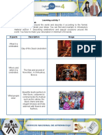 Material Section 1. Describing Celebrations and Special Occasions Around The World. You Have To Make Your Description in Minimum 250 Words