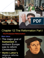 Chapter 12:the Reformation Part I