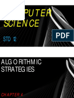 CS Chapter 4 Algorithmic Strategies PDF