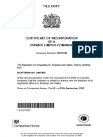 Scattershot Ltd Incorporation Document