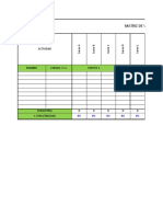 Matriz de Versatilidad Polivalencia - PUJ