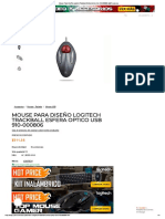 Mouse Para Diseño Logitech Trackball Esfera Optico Usb 910-000806 _ MiPc.com.mx