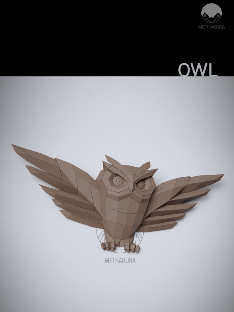 Papercraft Owls by Methakura | PDF