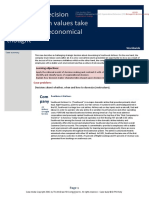 Managerial Decision Making When Values Take Over Rational Economical Thought