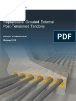 Replaceable Grouted External Post-Tensioned Tendons: October 2019