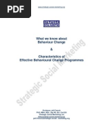 Download What We Know About Behaviour Change  Characteristics of Effective Behavioural Change Programmes by Professor Jeff French SN47881087 doc pdf