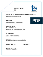 Tecnicas de Analisis de Interpretacion Financiera.