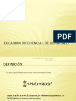 Ecuación Diferencial de Bernoulli - PPSX