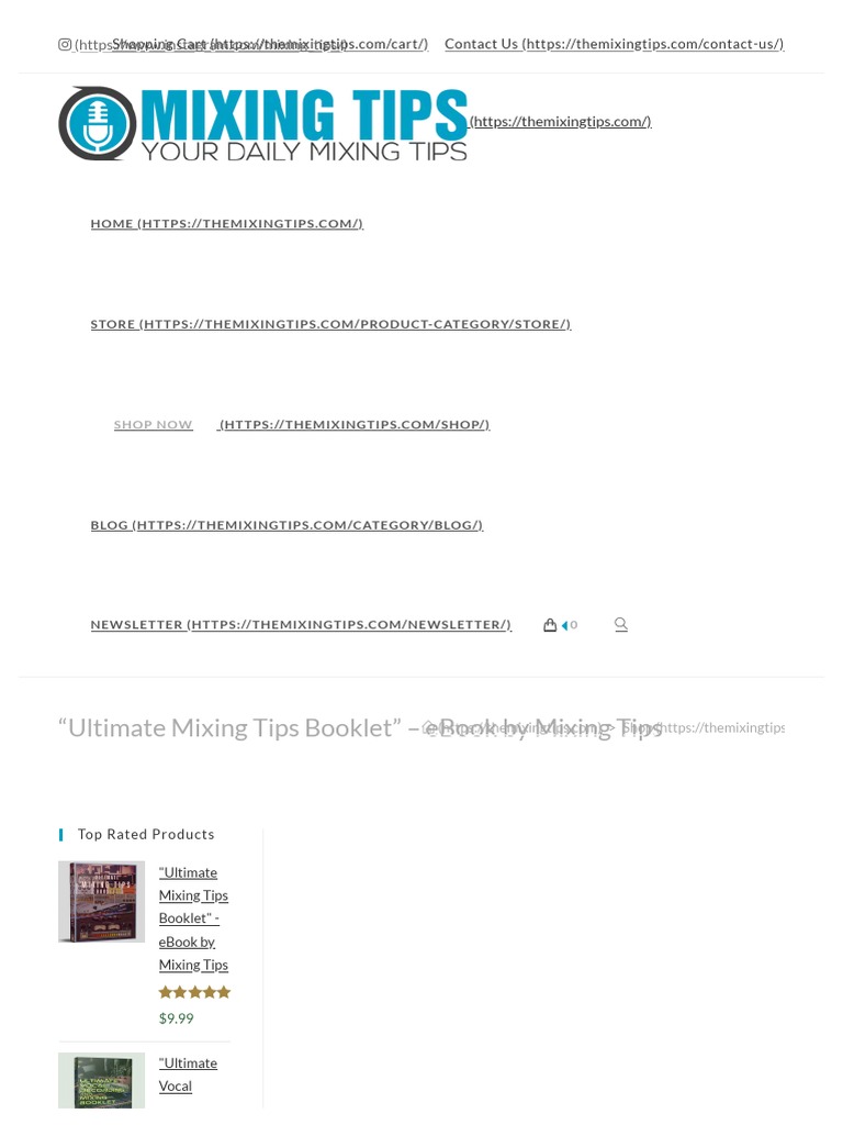 Mixing Tips Your Daily Mixing Tips PDF PRO 4 PDF E Books Books
