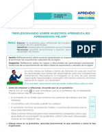 Ficha de Autoaprendizaje Matemática - Sesion Evaluación Sexto Grado PDF
