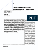 International Dental Journal examines costs of treating childhood caries in developing nations