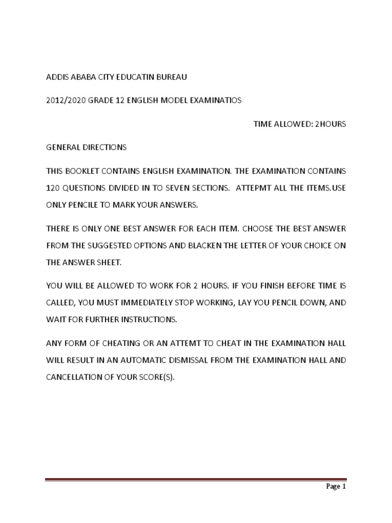 GRADE 12 ENGLISH EXAM GUIDELINES PDF DOWNLOAD visual data 5