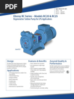 Ebsray RC Series - Models RC20 & RC25: Regenerative Turbine Pump For LPG Applications