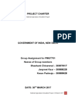 Project Charter: National Agriculture Innovation Project