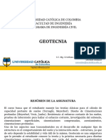 Geotecnia - Presentación Curso