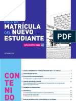 Guia de Matricula Del Nuevo Estudiante 2021