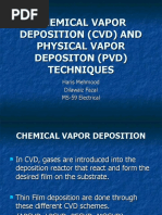 Chemical Vapor Deposition (CVD) and Physical Vapor Depositon (PVD) Techniques