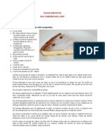 Pasca dietetica sau cheesecake light