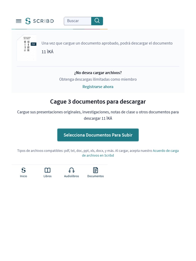 Suba Un Documento - Scribd 16 | PDF | Scribd | Red mundial