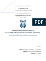 Impacto de la Prestación del Servicio Eléctrico en la Operatividad de una Empresa del Estado, durante el Periodo de Racionamiento.  Caso de Estudio