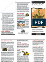 Land Restoration After Pipeline Construction: Safety Standards