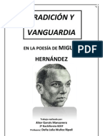 TRADICIÓN Y VANGUARDIA- TRABAJO LENGUA