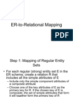 ER-to-Relational Mapping