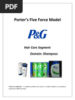 Porter's Five Force Model: Hair Care Segment Domain: Shampoos