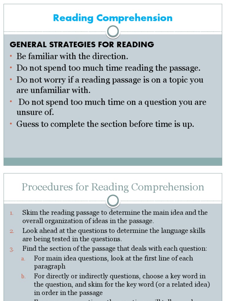 Strategies For Reading | PDF