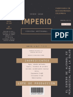 Etiqueta - Cerveza Artesanal PDF