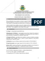 Modelo de Procedimento de Auditoria - Avaliação de Preços de Compras Públicas