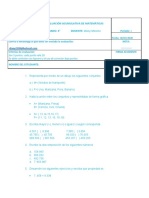 Evaluación Acumulativa de Matemáticas Grado 4°