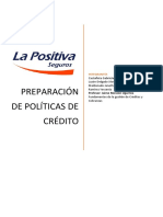 PRACTICA PREPARACION DE POLITICAS DE CREDITO Y COBRANZAS UPC