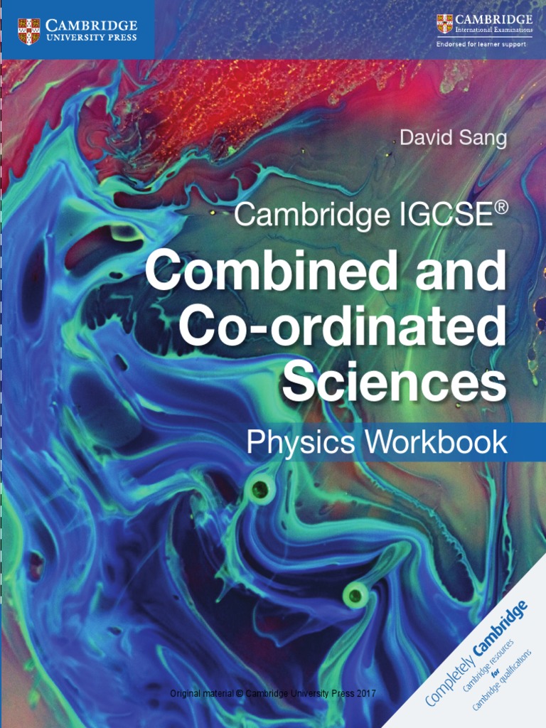 Cambridge IGCSE Combined and Coordinated Sciences Physics Workbook