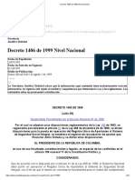 Decreto 1406 de 1999 Nivel Nacional