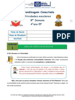 Atividade Escolar 4°ano 8°semanal EF