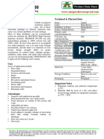 Pentens PU-300 Grouting Product Data Sheet