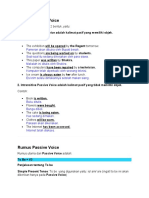 Bentuk Passive Voice