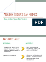 Analisis Korelasi Dan Regresi PDF