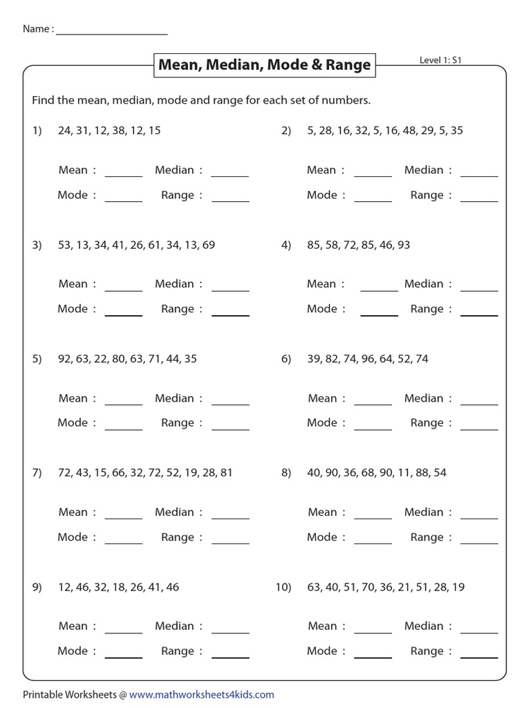 9g Measures of Centre | PDF | Mean | Teaching Mathematics