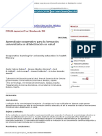 Aprendizaje Cooperativo para La Formación Universitaria en Alfabetización en Salud PDF