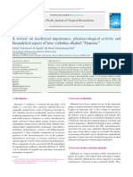 A Review On Medicinal Importance, Pharmacological Activity and Bioanalytical Aspects of Beta-Carboline Alkaloid Harmine''2012